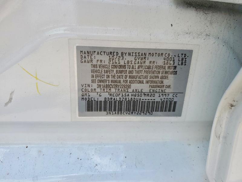 Продажа на аукционе авто 2024 Nissan Sentra, vin: 3N1AB8CV2RY229290, номер лота: 63047856