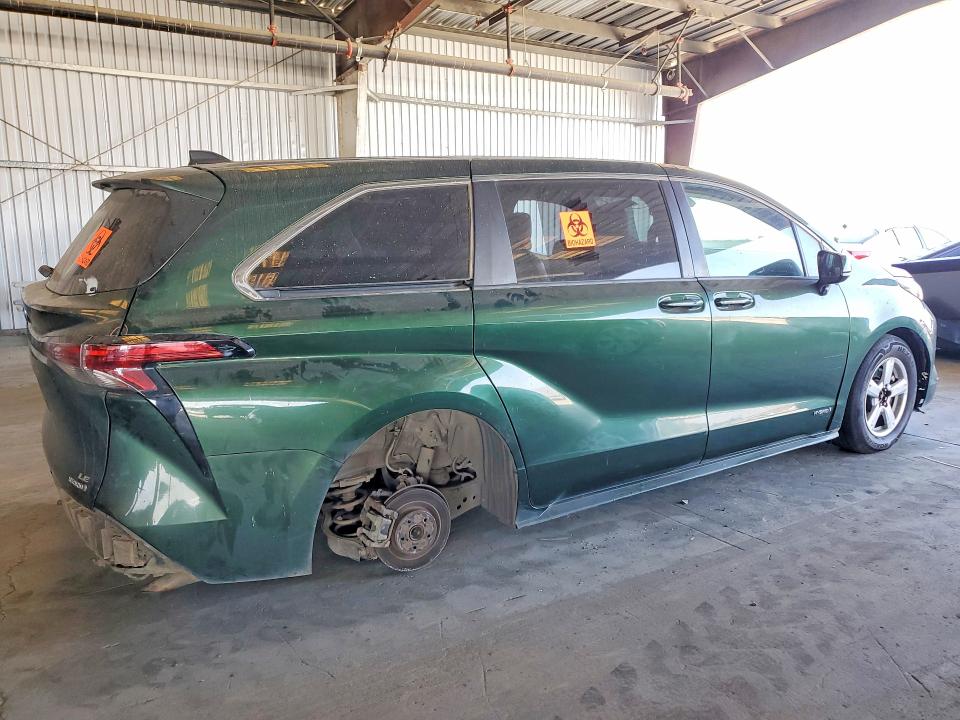 Aukcja sprzedaży 2021 Toyota Sienna, vin: 5TDKRKEC2MS008472, numer aukcji: 63028046