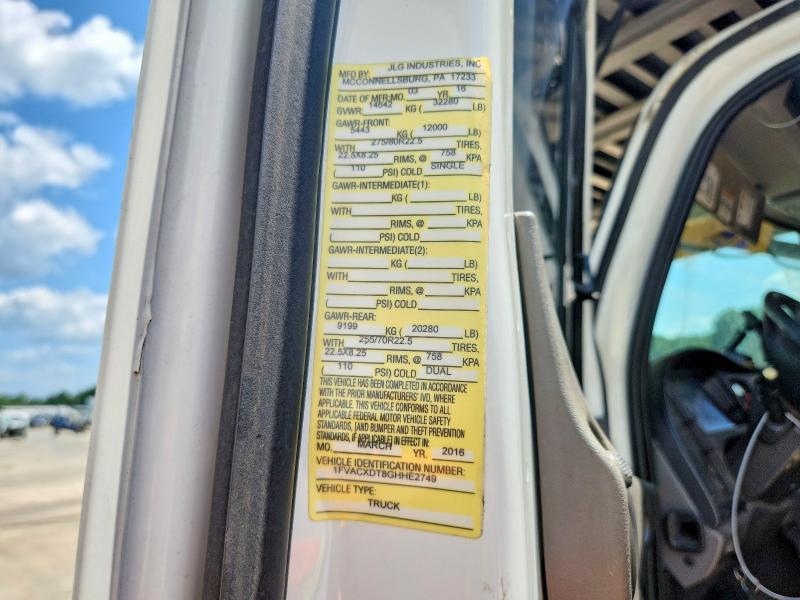 Продаж на аукціоні авто 2016 Freightliner M2, vin: 1FVACXDT8GHHE2749, номер лоту: 73765756