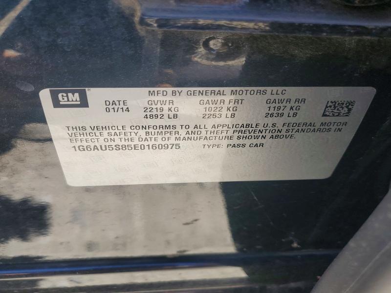 Продажа на аукционе авто 2014 Cadillac Cts, vin: 1G6AU5S85E0160975, номер лота: 62839816