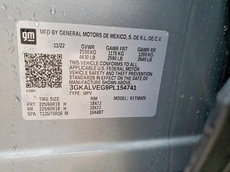 Aukcja sprzedaży 2023 Gmc Terrain, vin: 3GKALVEG9PL154741, numer aukcji: 61845546