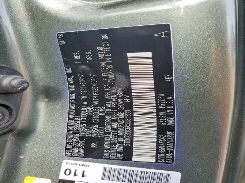 Aukcja sprzedaży 2019 Toyota Sienna, vin: 5TDKZ3DC6KS981830, numer aukcji: 61177136