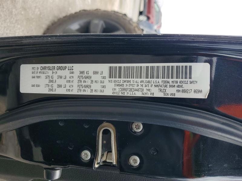 60634636 :رقم المزاد ، 1C6RR6FG8ES440720 vin ، 2014 Ram 1500 مزاد بيع