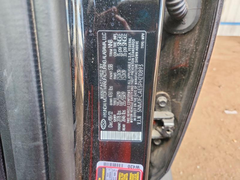Продажа на аукционе авто 2023 Hyundai Tucson, vin: 5NMJFCAE5PH210893, номер лота: 61550986