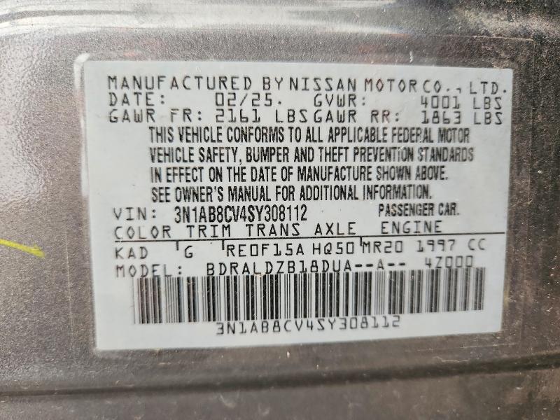 Продаж на аукціоні авто 2025 Nissan Sentra, vin: 3N1AB8CV4SY308112, номер лоту: 60673316