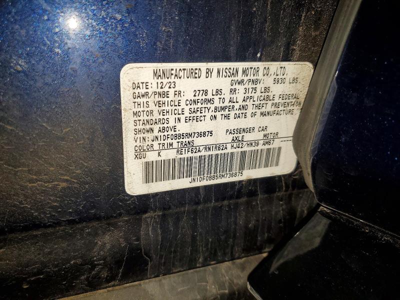 Aukcja sprzedaży 2024 Nissan Ariya, vin: JN1DF0BB5RM736875, numer aukcji: 59899366