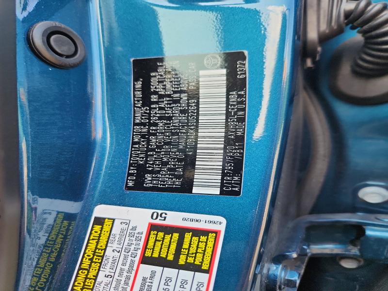 Продажа на аукционе авто 2025 Toyota Camry, vin: 4T1DBADK4SU522649, номер лота: 62809286