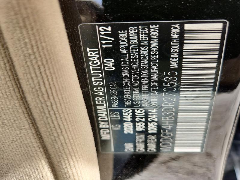 Продаж на аукціоні авто 2013 Mercedes-benz C, vin: WDDGF4HB3DR270535, номер лоту: 63503636