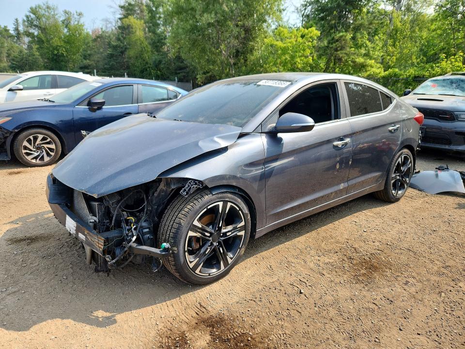 2018 Hyundai Elantra მანქანა იყიდება აუქციონზე, vin: KMHD84LF5JU497554, აუქციონის ნომერი: 58718366
