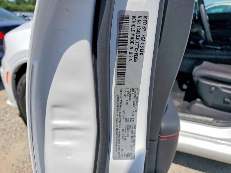 Aukcja sprzedaży 2026 Dodge Durango, vin: 1C4SDJCT7TC219355, numer aukcji: 61008106