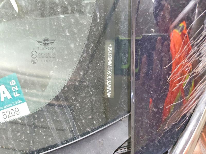 2013 Mini Cooper მანქანა იყიდება აუქციონზე, vin: WMWZB3C59DWM08166, აუქციონის ნომერი: 60163416