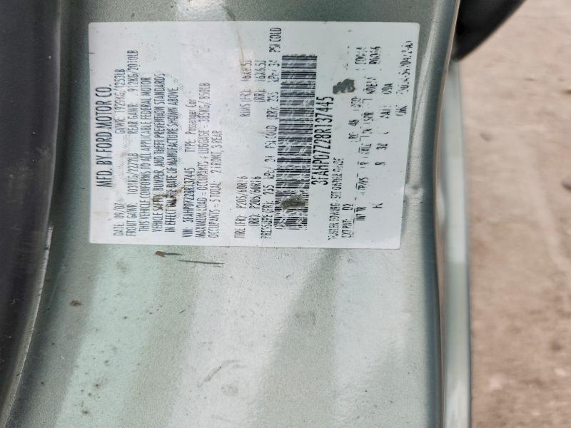 60428316 :رقم المزاد ، 3FAHP07Z28R137445 vin ، 2008 Ford Fusion مزاد بيع