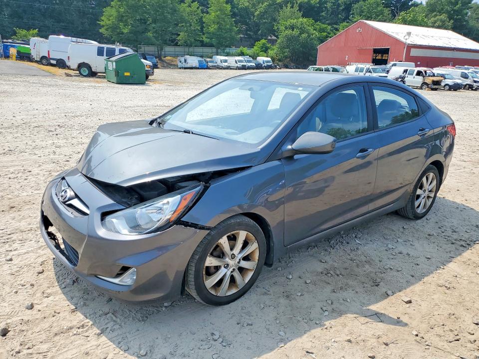 2013 Hyundai Accent მანქანა იყიდება აუქციონზე, vin: KMHCU4AE9DU379917, აუქციონის ნომერი: 61431946