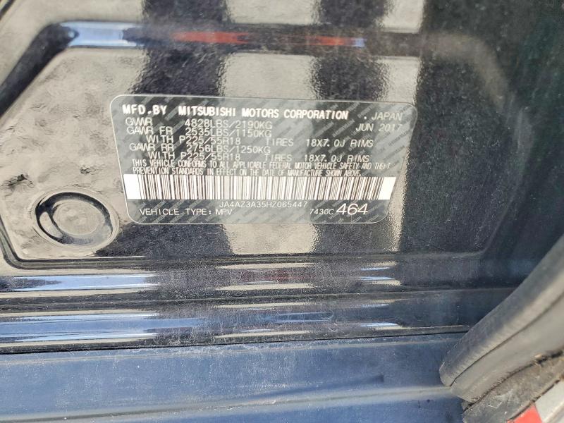 Продаж на аукціоні авто 2017 Mitsubishi Outlander, vin: JA4AZ3A35HZ065447, номер лоту: 62343506