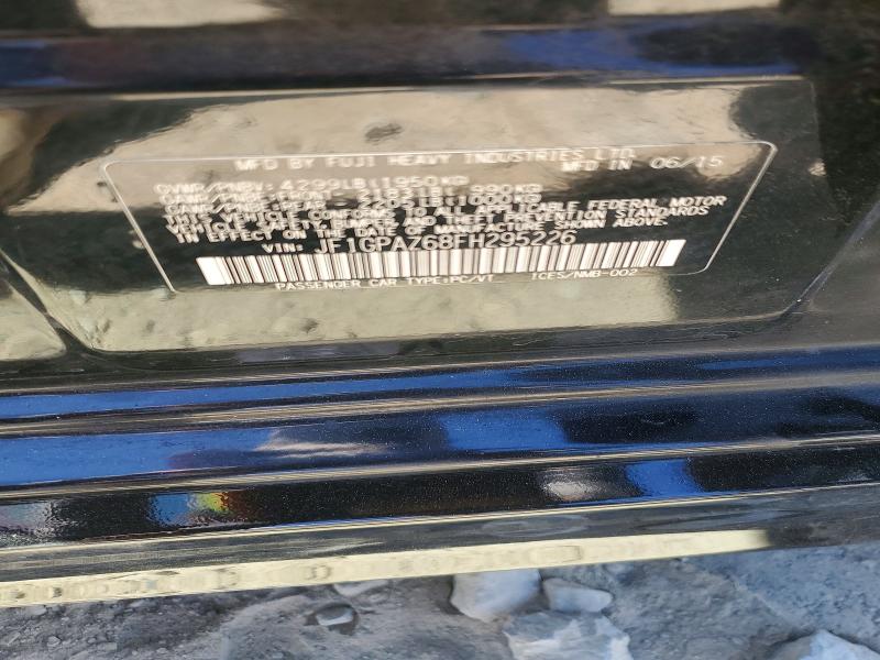 Продажа на аукционе авто 2015 Subaru Impreza, vin: JF1GPAZ68FH295226, номер лота: 60475686