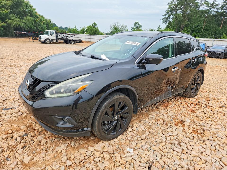 Auction sale of the 2018 Nissan Murano, vin: 5N1AZ2MG3JN157874, lot number: 62700646