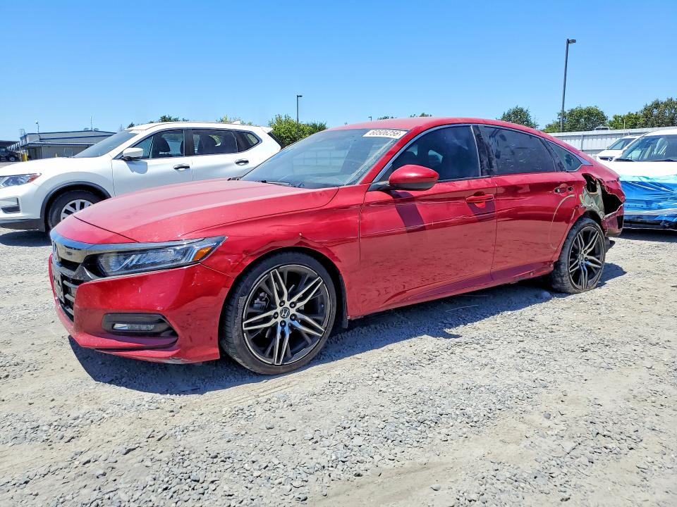 60506256 :رقم المزاد ، 1HGCV1F30JA205868 vin ، 2018 Honda Accord مزاد بيع