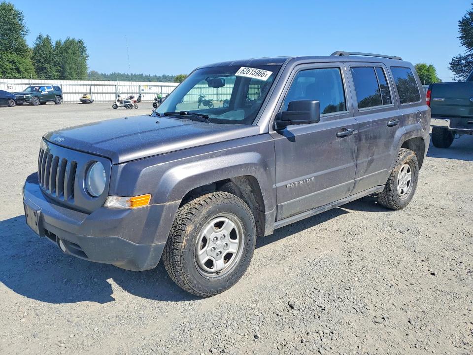 2017 Jeep Patriot მანქანა იყიდება აუქციონზე, vin: 1C4NJRBB6HD138152, აუქციონის ნომერი: 62615966