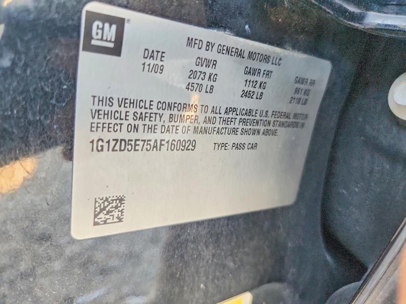 Продажа на аукционе авто 2010 Chevrolet Malibu, vin: 1G1ZD5E75AF160929, номер лота: 62991666