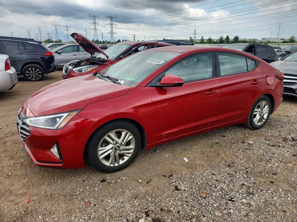 2019 Hyundai Elantra მანქანა იყიდება აუქციონზე, vin: 5NPD84LF0KH465692, აუქციონის ნომერი: 60861036