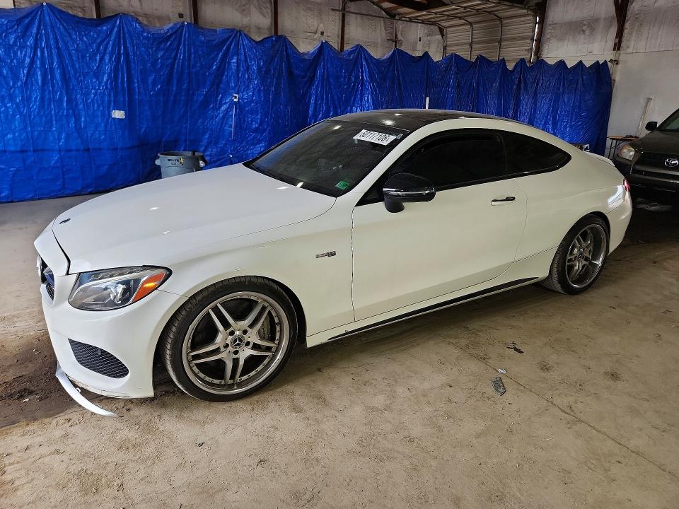 60117106 :رقم المزاد ، WDDWJ6EB4JF625851 vin ، 2018 Mercedes-benz C مزاد بيع
