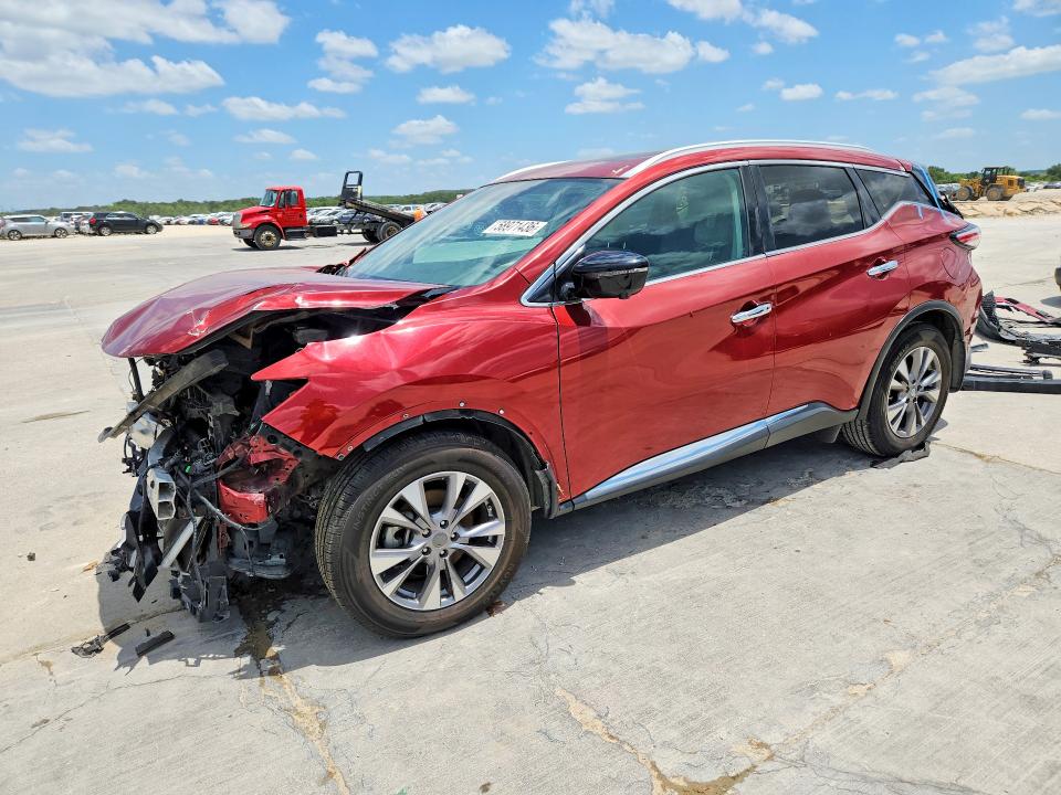 2016 Nissan Murano მანქანა იყიდება აუქციონზე, vin: 5N1AZ2MG4GN165524, აუქციონის ნომერი: 58971436
