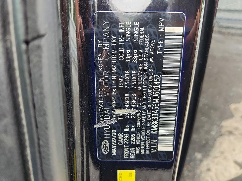 Aukcja sprzedaży 2021 Hyundai Kona, vin: KM8K33A56MU601452, numer aukcji: 60498626