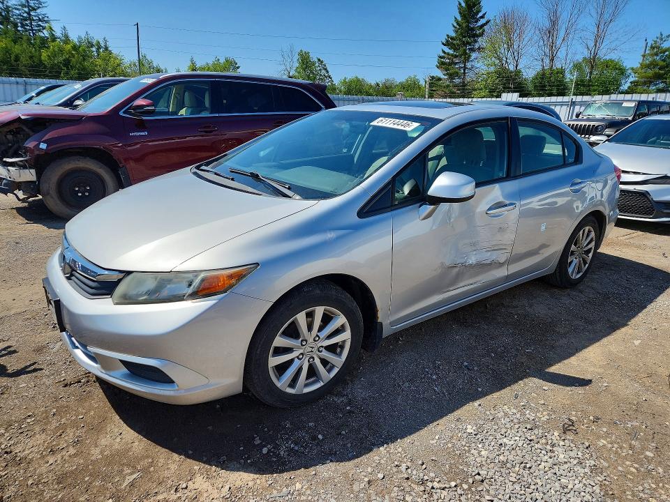 61114446 :رقم المزاد ، 2HGFB2F57CH033212 vin ، 2012 Honda Civic مزاد بيع