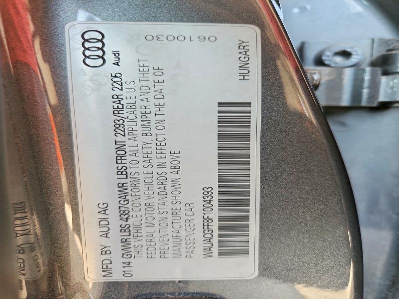 59810956 :رقم المزاد ، WAUACGFF8F1004393 vin ، 2015 Audi A3 مزاد بيع
