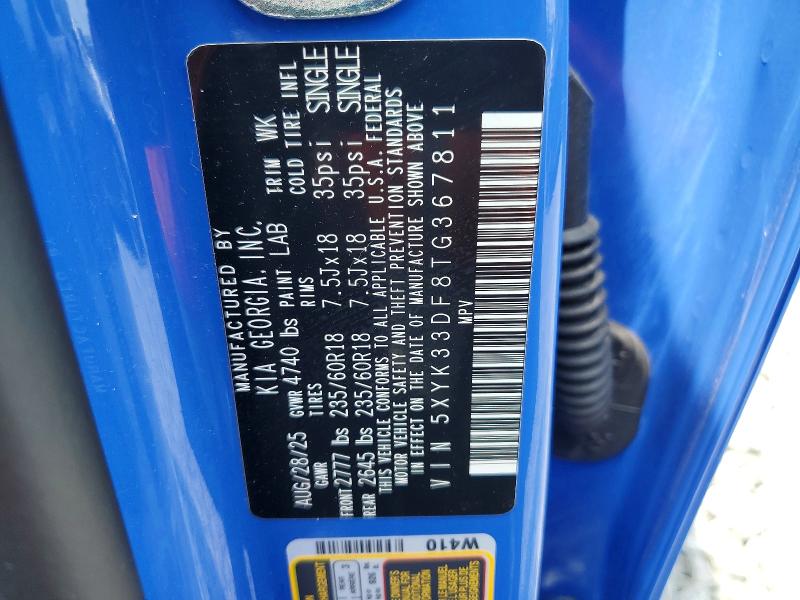 Aukcja sprzedaży 2026 Kia Sportage, vin: 5XYK33DF8TG367811, numer aukcji: 63497476