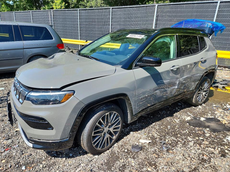 Продажа на аукционе авто 2022 Jeep Compass, vin: 3C4NJDCB1NT213105, номер лота: 60892506