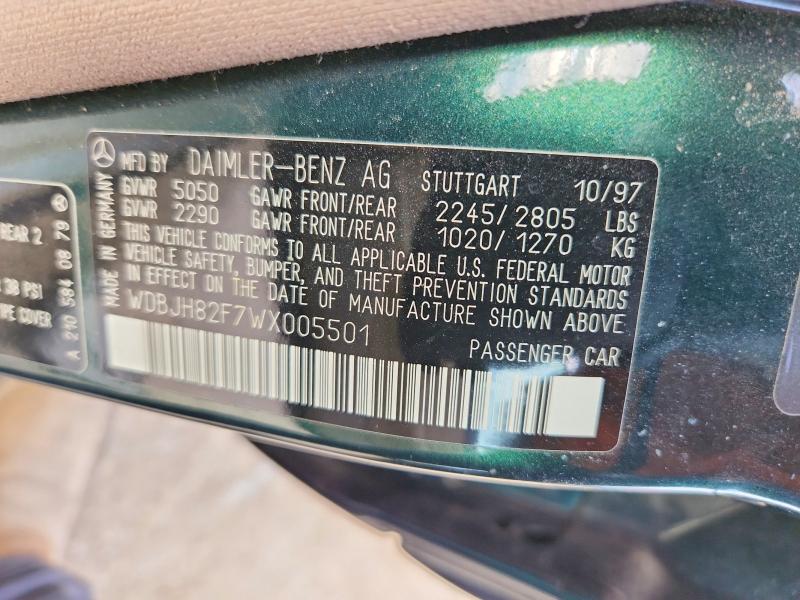 Продажа на аукционе авто 1998 Mercedes-benz E, vin: WDBJH82F7WX005501, номер лота: 59977226
