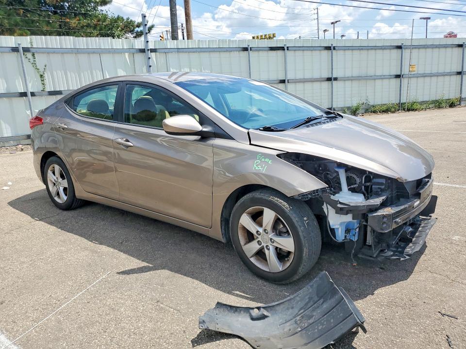 Продажа на аукционе авто 2013 Hyundai Elantra, vin: 5NPDH4AE8DH442318, номер лота: 58688376