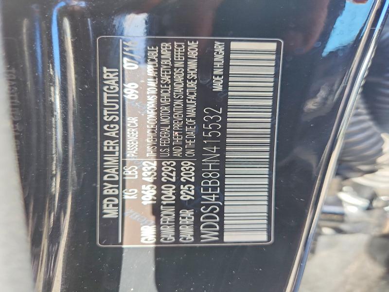 Aukcja sprzedaży 2017 Mercedes-benz Cla, vin: WDDSJ4EB8HN415532, numer aukcji: 61672646