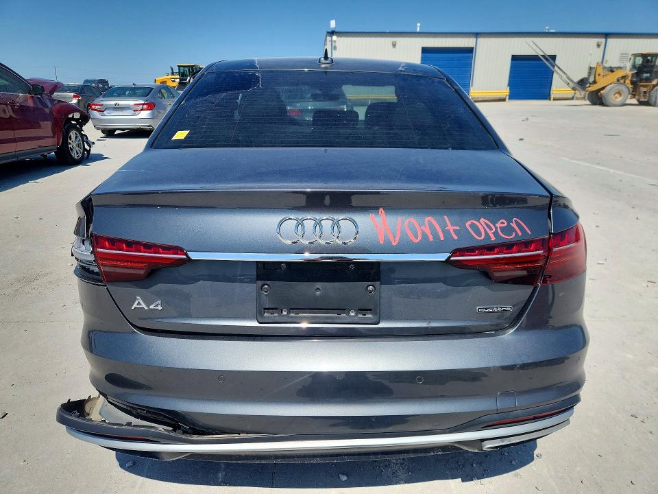 2020 Audi A4 მანქანა იყიდება აუქციონზე, vin: WAUENAF47LN010374, აუქციონის ნომერი: 85983515