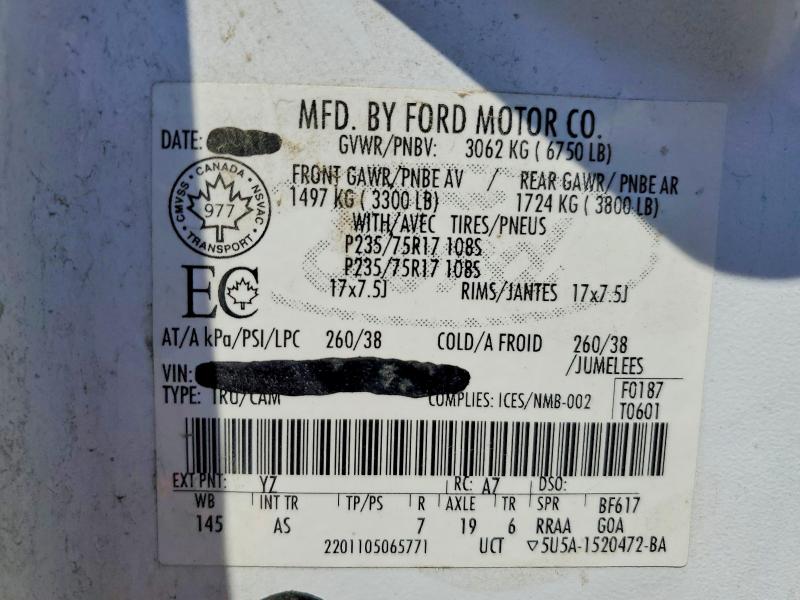 58288936 :رقم المزاد ، 1FTMF1CM1CFC37571 vin ، 2012 Ford F150 مزاد بيع