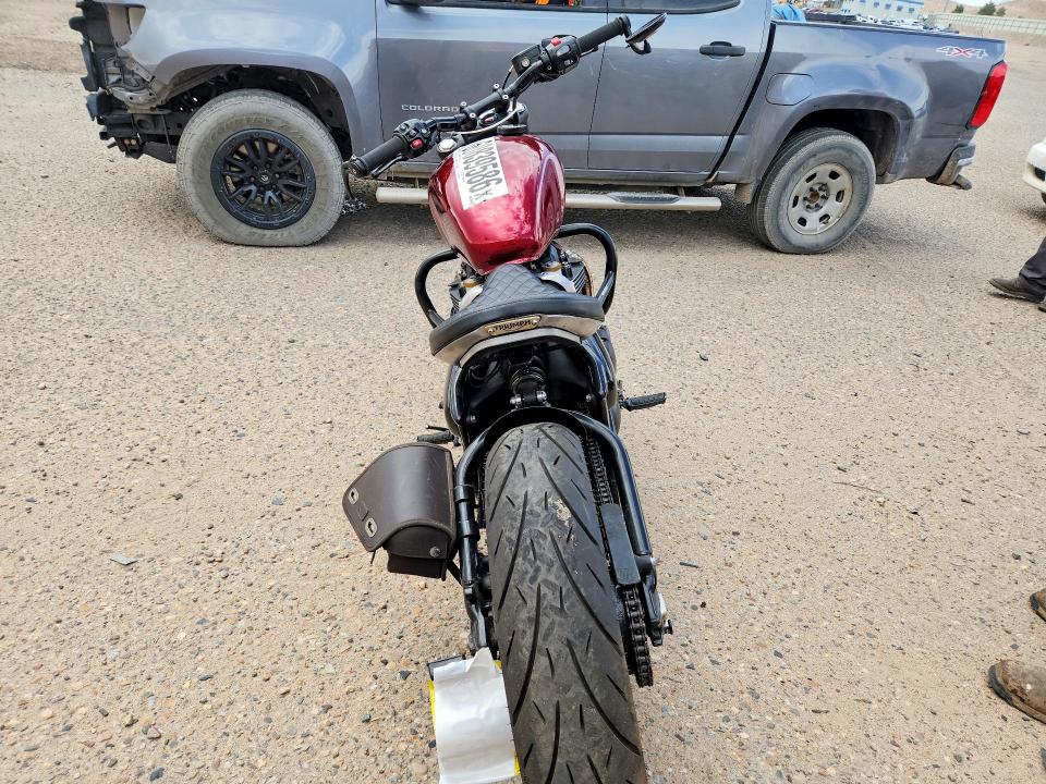 60839586 :رقم المزاد ، SMTD53HL3NTAF6989 vin ، 2022 Triumph Motorcycle Bonneville مزاد بيع