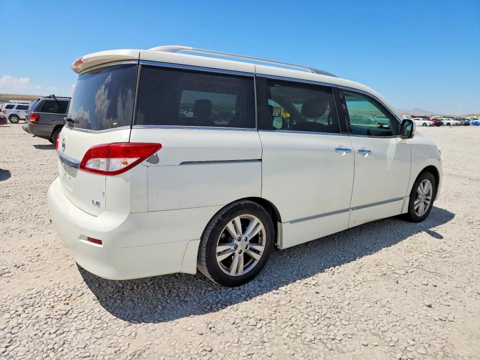 2012 Nissan Quest მანქანა იყიდება აუქციონზე, vin: JN8AE2KP9C9033627, აუქციონის ნომერი: 62633406