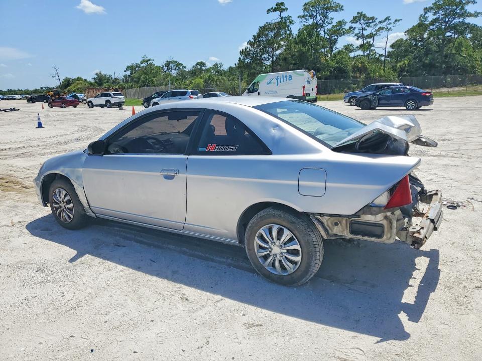 2002 Honda Civic მანქანა იყიდება აუქციონზე, vin: 1HGEM21522L031575, აუქციონის ნომერი: 61179836