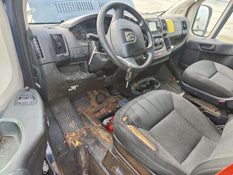 59745786 :رقم المزاد ، 3C6FRVJG6ME503318 vin ، 2021 Ram Promaster 3500 مزاد بيع