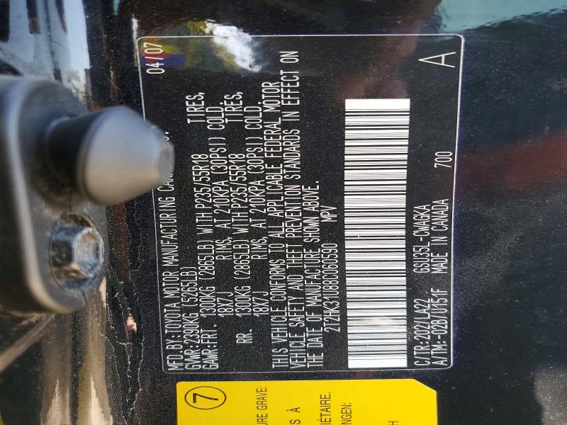 2008 Lexus Rx მანქანა იყიდება აუქციონზე, vin: 2T2HK31U88C060590, აუქციონის ნომერი: 61843036
