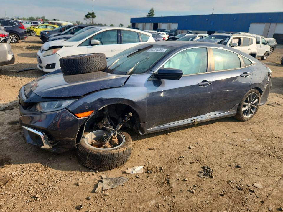60891886 :رقم المزاد ، 19XFC1F32KE013559 vin ، 2019 Honda Civic مزاد بيع