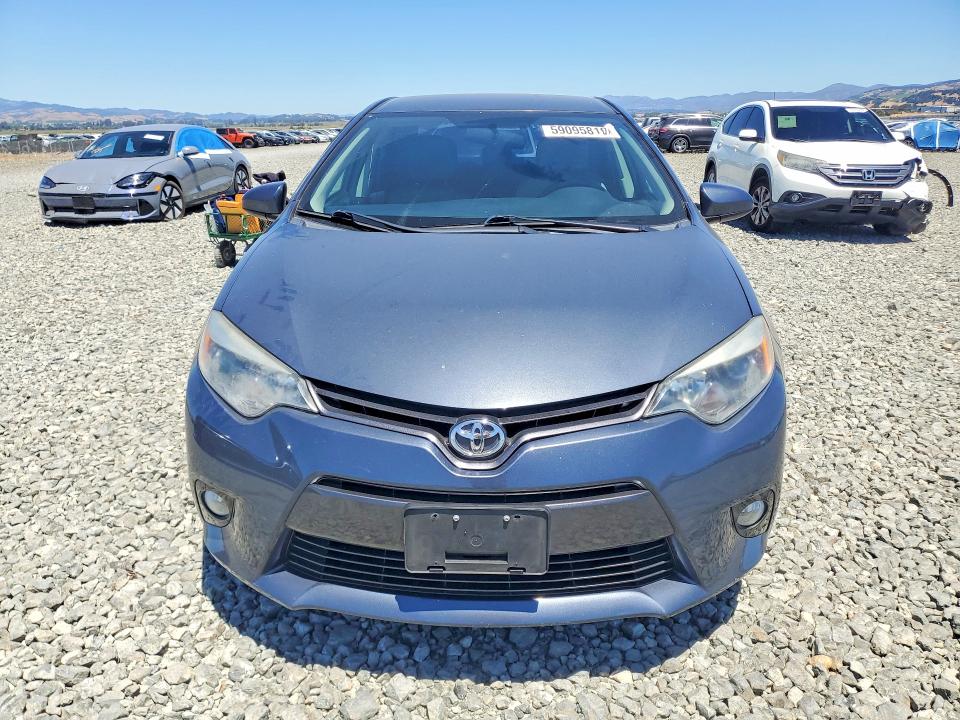 59095816 :رقم المزاد ، 5YFBURHE5FP281471 vin ، 2015 Toyota Corolla مزاد بيع