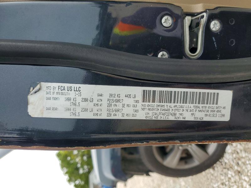 61432516 :رقم المزاد ، 1C4NJPFA0FD274280 vin ، 2015 Jeep Patriot مزاد بيع