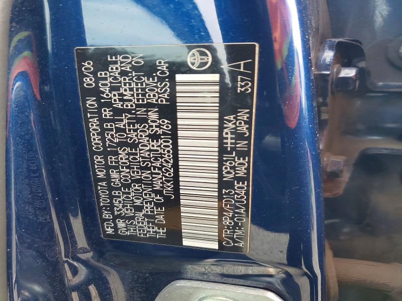 Продажа на аукционе авто 2006 Scion Xa, vin: JTKKT624265001769, номер лота: 61515276