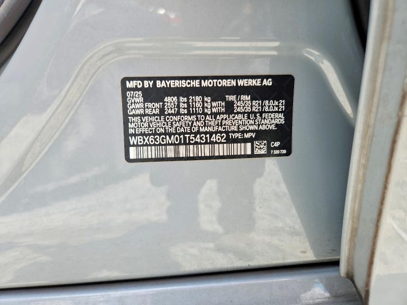 2026 Bmw X2 მანქანა იყიდება აუქციონზე, vin: WBX63GM01T5431462, აუქციონის ნომერი: 61686056