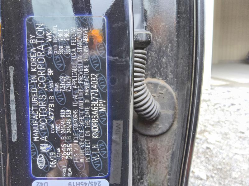 2020 Kia Sportage მანქანა იყიდება აუქციონზე, vin: KNDPR3A63L7714032, აუქციონის ნომერი: 60608156