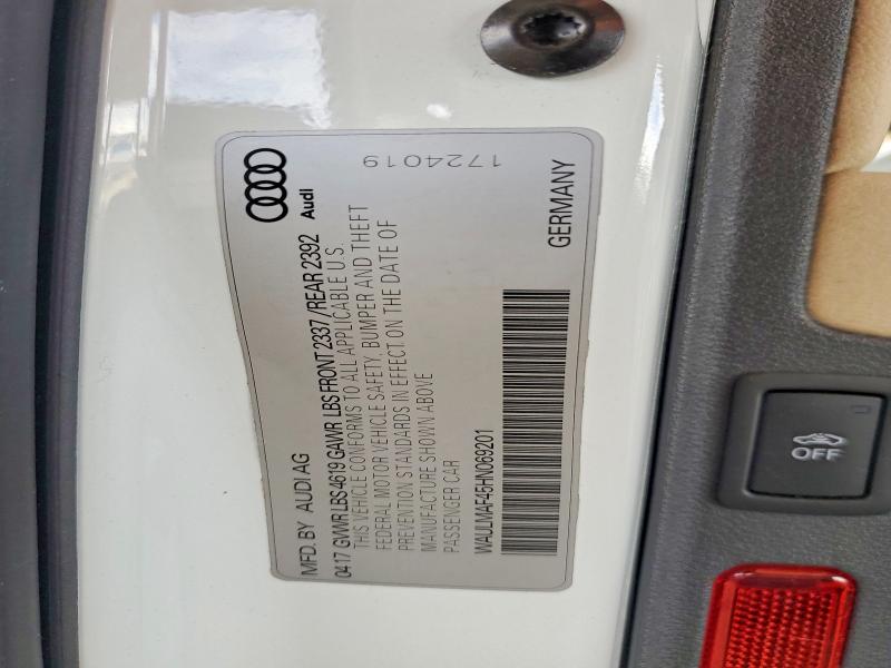 Aukcja sprzedaży 2017 Audi A4, vin: WAULMAF45HN069201, numer aukcji: 61902056