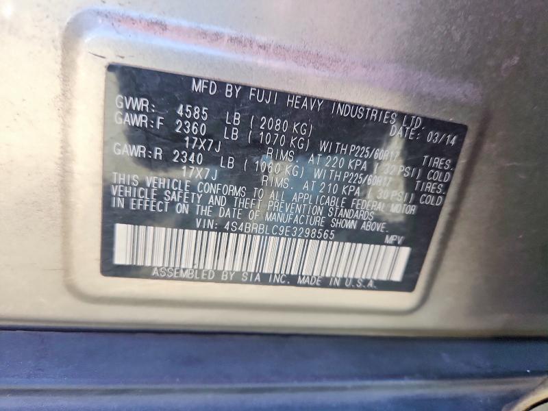 Продаж на аукціоні авто 2014 Subaru Outback, vin: 4S4BRBLC9E3298565, номер лоту: 59327796