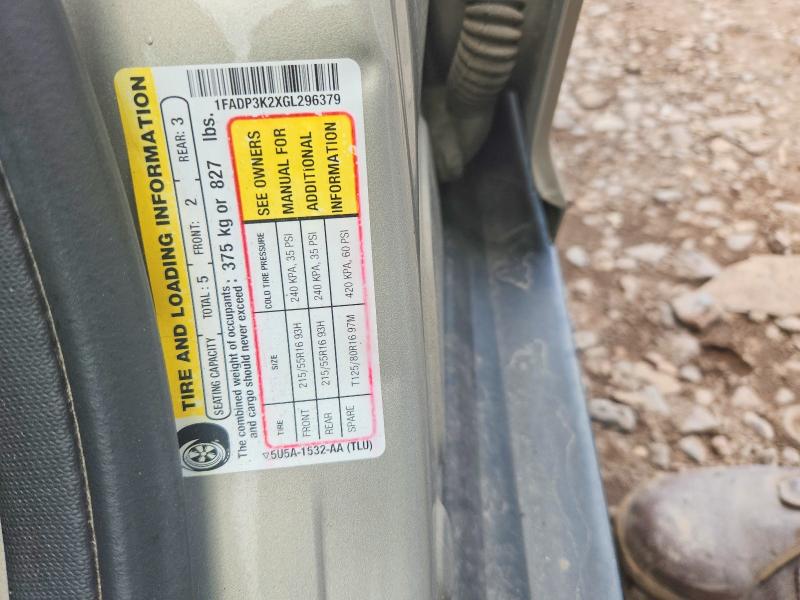 Aukcja sprzedaży 2016 Ford Focus, vin: 1FADP3K2XGL296379, numer aukcji: 62852836